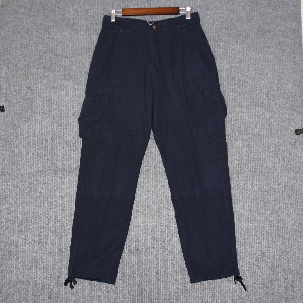 5.11 Tactical Cargo Pants Men Navy Blue Regular Fit Size Medium Work Utility
